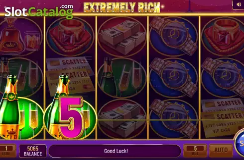 Win Screen 4. Extremely Rich slot