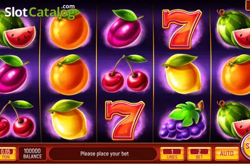 Reel screen. Red Hot Sevens (InBet Games) slot