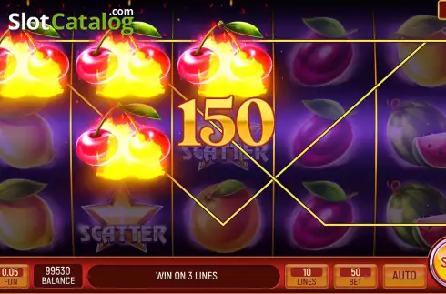 Win screen. Red Hot Sevens (InBet Games) slot