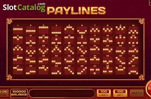 PayLines Screen. Cute Cats slot