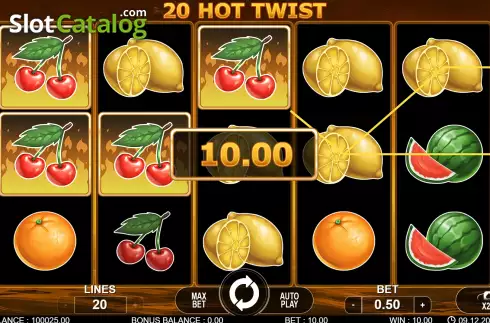 画面3. 20 Hot Twist カジノスロット