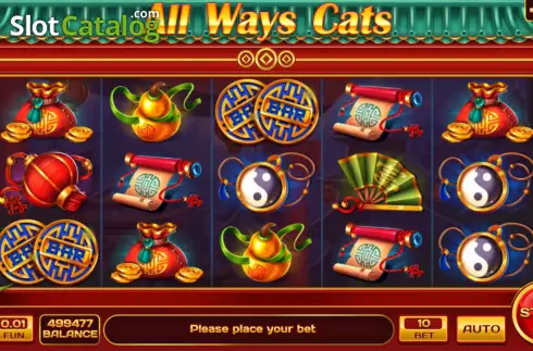 画面2. All Ways Cats カジノスロット
