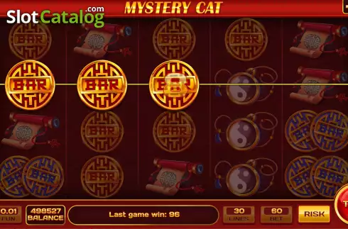 Pantalla3. Mystery Cat Tragamonedas 