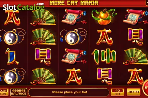 Game Screen. More Cat Mania slot