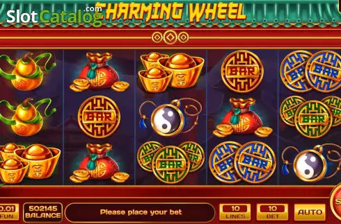 Game Screen. Charming Wheel slot