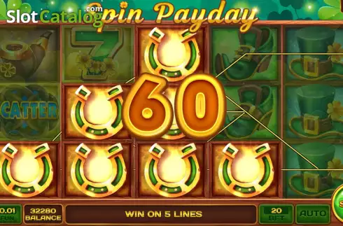 Win screen 2. Spin Payday slot