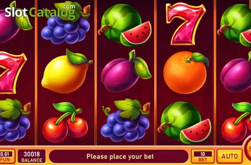 Game screen. Red Chilli Luck slot