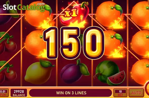 Win screen 2. Red Chilli Luck slot