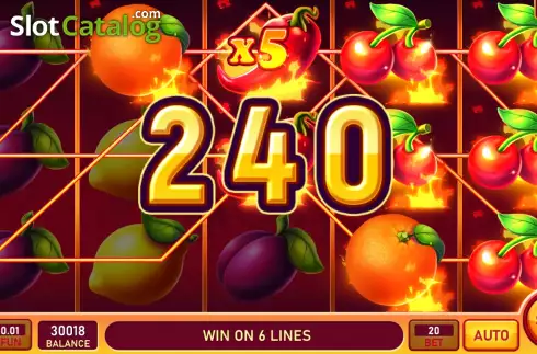 Win screen 3. Red Chilli Luck slot