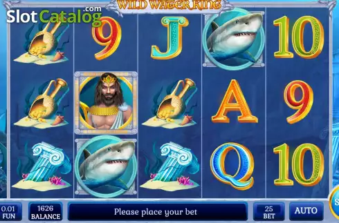 Game screen. Wild Water King slot