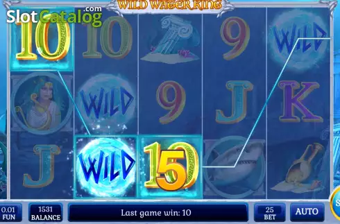 Win screen. Wild Water King slot