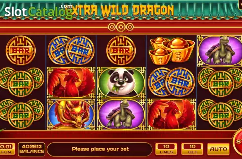 Bildschirm2. Extra Wild Dragon slot