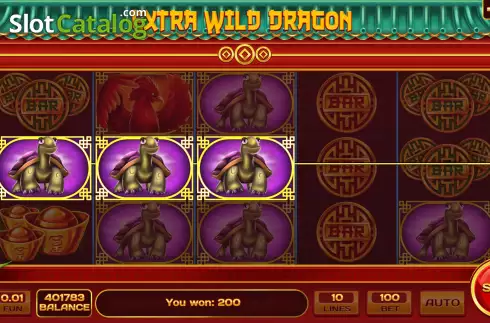 Schermo4. Extra Wild Dragon slot
