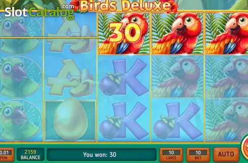 Win screen 2. Birds Deluxe slot