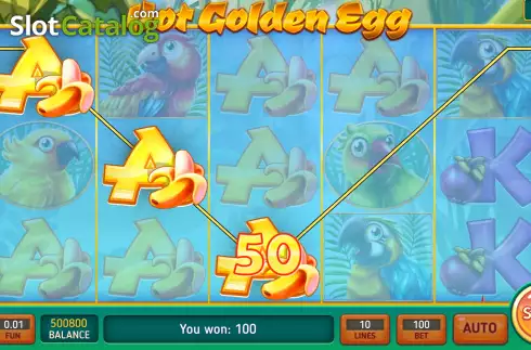 Win screen 4. Hot Golden Egg slot