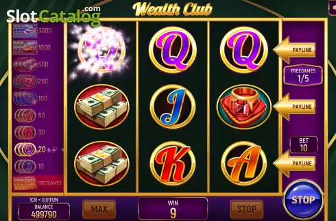 Skärmdump6. Wealth Club (3x3) slot