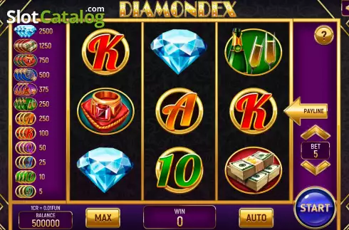 Captura de tela2. Diamondex (3x3) slot