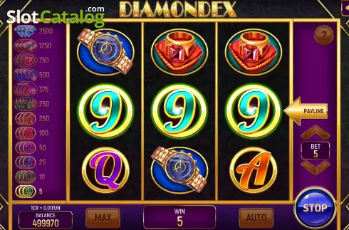 Captura de tela3. Diamondex (3x3) slot