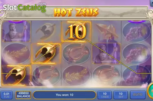 Win screen 2. Hot Zeus slot