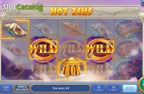 Win screen 3. Hot Zeus slot
