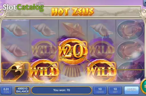 Win screen 4. Hot Zeus slot