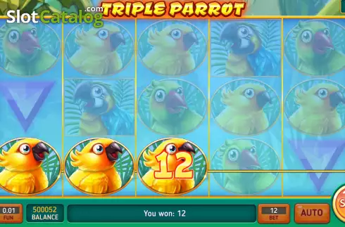 Écran3. Triple Parrot Machine à sous