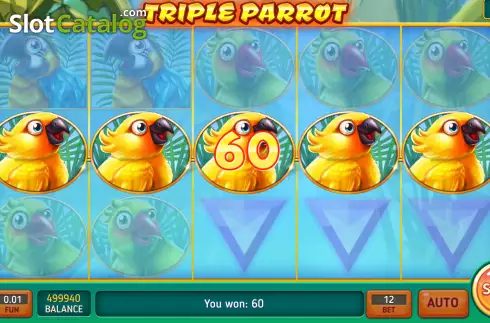 Win screen 3. Triple Parrot slot
