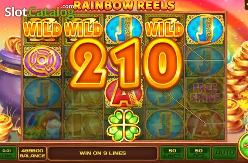 Schermo3. Rainbow Reels (InBet Games) slot