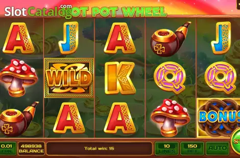 Win screen. Hot Pot Wheel slot