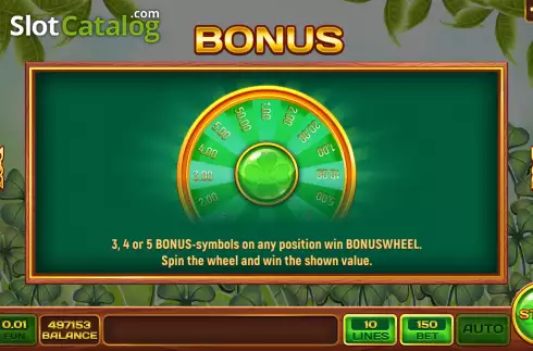 Bonus Wheel screen. Hot Pot Wheel slot