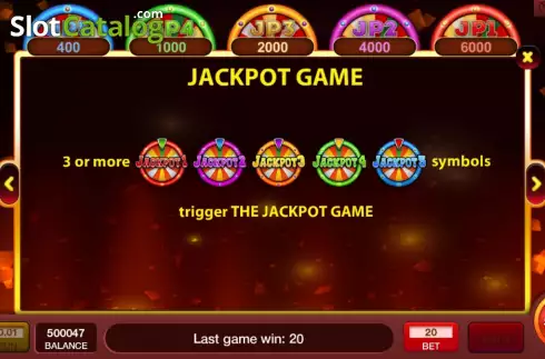 Game Features screen. Flaming 7s (InBet Games) slot