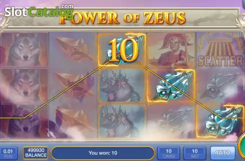 Скрин3. Power of Zeus слот