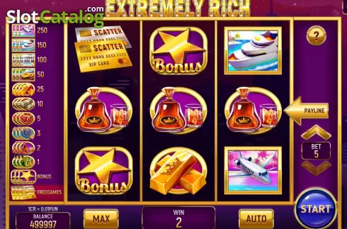 Ecran3. Extremely Rich (Pull Tabs) slot