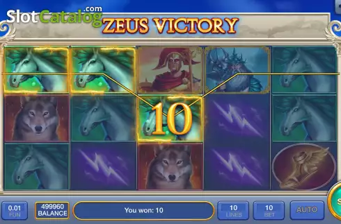 Ecran4. Zeus Victory slot