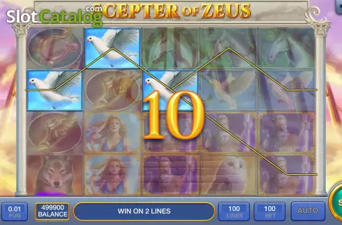 Bildschirm3. Scepter of Zeus slot