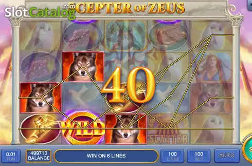 Bildschirm4. Scepter of Zeus slot