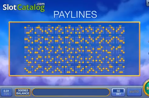 PayLines screen 2. Lightning God Zeus slot