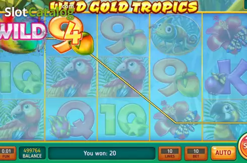 Skärmdump4. Wild Gold Tropics slot
