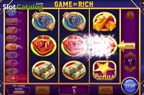 Ecran4. Game of Rich (Pull Tabs) slot