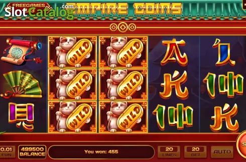 Free Spins screen 2. Empire Coins slot