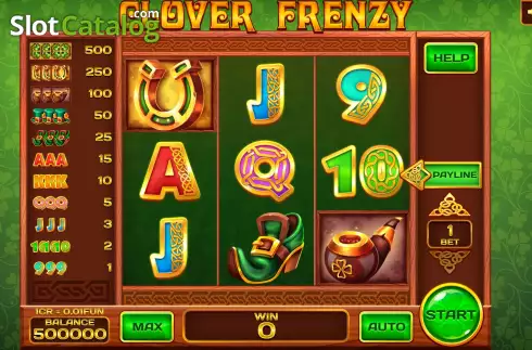 Скрин2. Clover Frenzy (Pull Tabs) слот