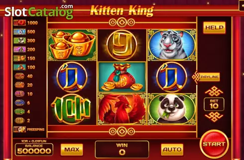 Captura de tela2. Kitten King (3x3) slot