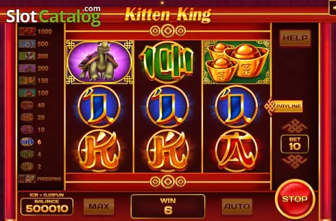 Captura de tela3. Kitten King (3x3) slot