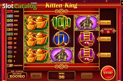 Captura de tela7. Kitten King (3x3) slot