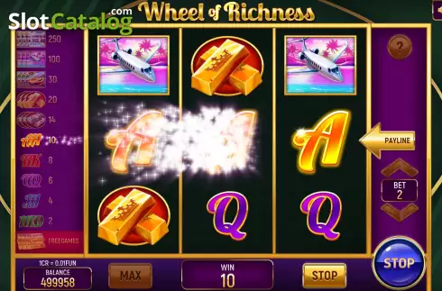 Win screen 3. Wheel of Richness (Pull Tabs) slot
