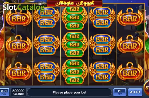 Game screen. Magic Egypt slot