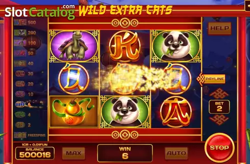 Ecran4. Wild Extra Cats (3x3) slot