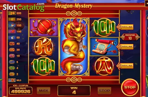 Free Spins screen 3. Dragon Mystery (3x3) slot