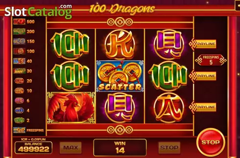 Captura de tela7. 100 Dragons (3x3) slot