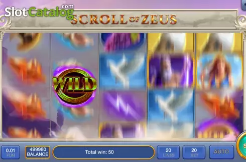 Free Spins screen 3. Scroll Of Zeus slot